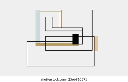 illustration vector graphic of concept abstract background