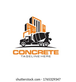 Illustration Vector Graphic Concrete Mixer Truck Stock Vector (Royalty ...