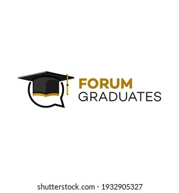 Illustration vector graphic of congratulations graduation concept logo design template