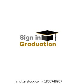 Illustration vector graphic of congratulations graduation concept logo design template