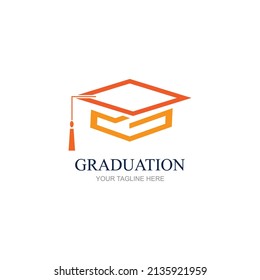 Illustration vector graphic of congratulations graduation logo design template