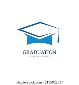 Illustration vector graphic of congratulations graduation logo design template