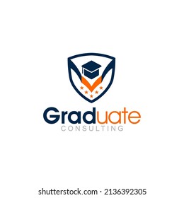 Illustration vector graphic of congratulations graduation concept logo design template