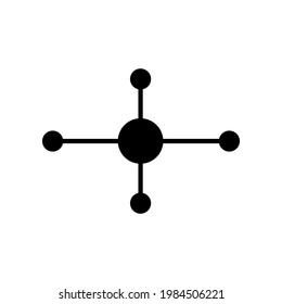Illustration Vektorgrafik des Icons für die Verbindung zum globalen Netzwerk