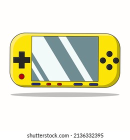 Illustration vector graphic of console game 