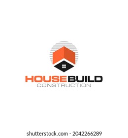 Ilustración vectorial gráfico de la construcción y diseño del logo de concepto de construcción plantilla