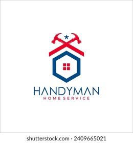 Ilustración de la gráfica vectorial de construcción, reparación de viviendas, renovación y diseño del logotipo del concepto de construcción