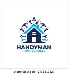 Illustration vector graphic of construction, home repair, renovation, and building concept logo design template