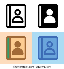 Illustration vector graphic of Contact Icon. Perfect for user interface, new application, etc