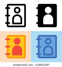Illustration vector graphic of Contact Icon. Perfect for user interface, new application, etc