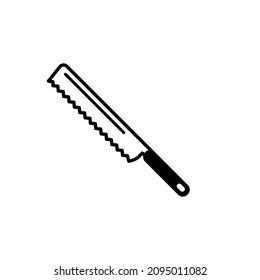 Illustration Vector graphic of cooking knife icon. Fit for cook, restaurant, kitchen utensil etc.