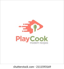 Ilustración vectorial gráfico de la cocina para la plantilla de diseño del logotipo del restaurante del menú 