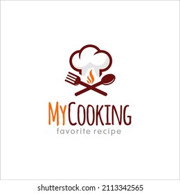 Illustration vector graphic of cooking for menu restaurant logo design template 
