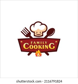 Illustration vector graphic of cooking for menu restaurant logo design template 