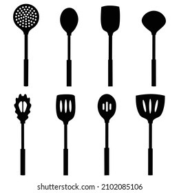 Icono de gráfico vectorial de ilustración de herramientas de cocina