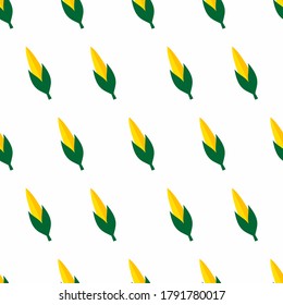 ilustración vectorial gráfico de maíz lindo patrón sin soldadura