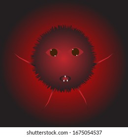 illustration vector graphic of corona virus. corona virus infection