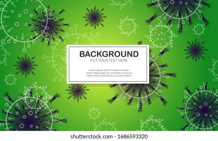 Illustration vector graphic corona virus in wuhan,corona virus infection. 2019-nvoc virus.corona virus microbe
