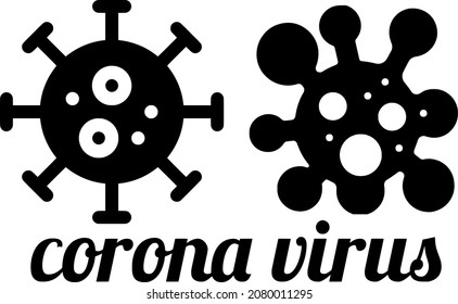 Illustration vector graphic of Corona Virus.