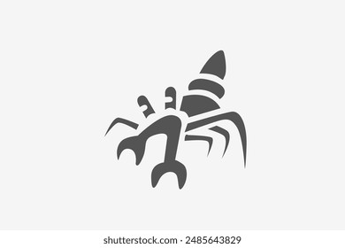 Illustration vector graphic of crab and mechanic. Good for logo