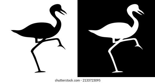 Gráfico vectorial de ilustración de icono de grúa.