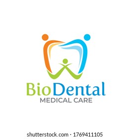 Gráfico vectorial de ilustración de creativo dentista, diseño del logotipo de la empresa de clínicas dentales
