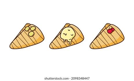 gráfico vectorial de ilustración de crepe