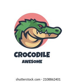 Illustration vector graphic of Crocodile, good for logo design