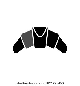 Illustration Vector graphic of croissant icon