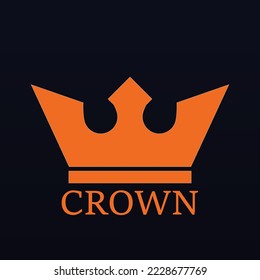 illustration vector graphic of crown logos.