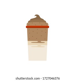 Illustration Vector Graphic of Cup Boba Milk Tea