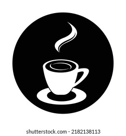 illustration vector graphic of cup coffee icon isolated on a white background