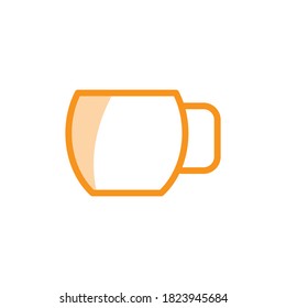 Illustration Vector graphic of cup icon. Fit for drink, coffee, espresso, tea etc.
