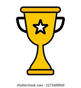 Illustration Vector Graphic of Cup, tropy, winner Icon