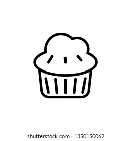 Illustration Vector Graphic of Cupcake icon