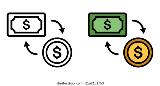 Illustration Vector Graphic of Currency, exchange, money Icon