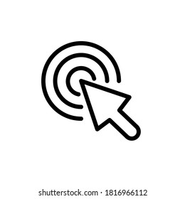 Ilustración Gráfico vectorial del icono del cursor