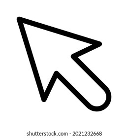 Gráfico vectorial de ilustración del icono del cursor