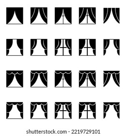 Illustration Vector Graphic of Curtain icon 