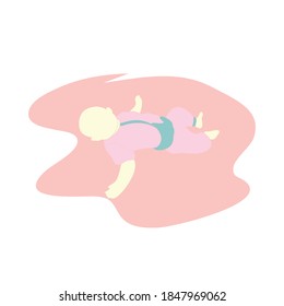 Illustration vector graphic of cute baby 8