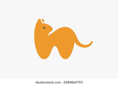Ilustración Vector gráfico de lindo gato y dental. Bueno para el logotipo
