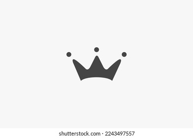 Illustration vector graphic of cute crown simple. Good for symbol, icon, or logo