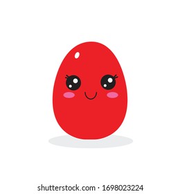 Illustration Vector Graphic of cute egg face