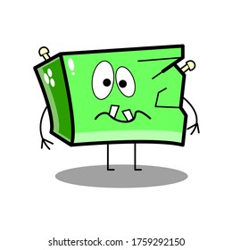 illustration vector graphic of cute monster character set. perfect for kids product, poster, card, etc.