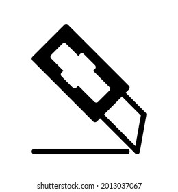 
Vektorgrafik der Illustration des Cutter-Symbols