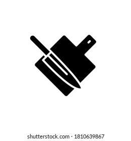 Illustration Vector graphic of cutting board icon