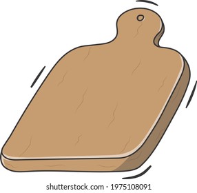 Illustration vector graphic of cutting board in a flat style.

Great for graphic needs