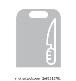 Ilustração vetor gráfico de corte Faca Ícone