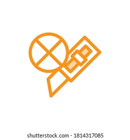 Ilustración Gráfico vectorial del icono de corte. Apto para cortar, afilar, accesorio, cuchilla de caja, cortadora de cajas, etc.