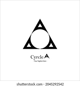Illustration vector graphic of Cyrcle letter A. perfect for your logo produk, and bussines, etc.